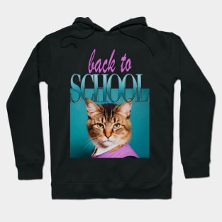 Back to School Cat Hoodie